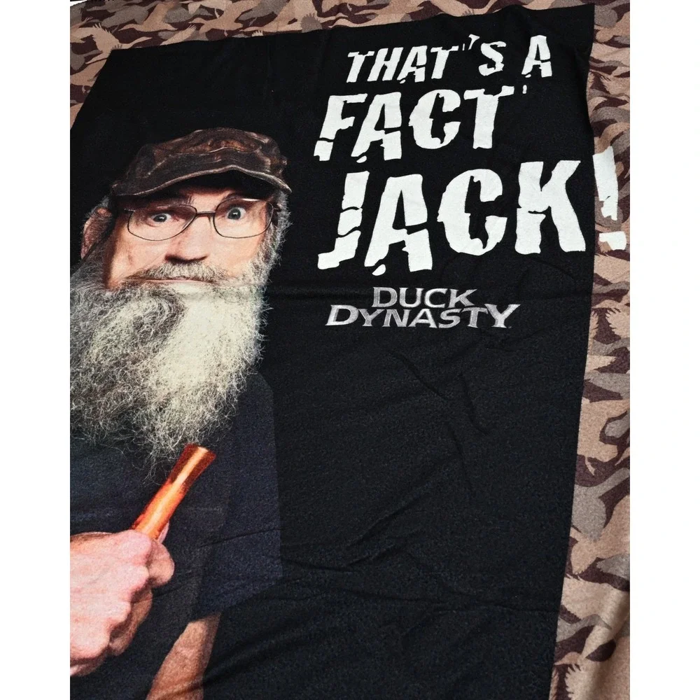 Duck Dynasty A&E That's‎ A Fact Jack Fleece Blanket Throw